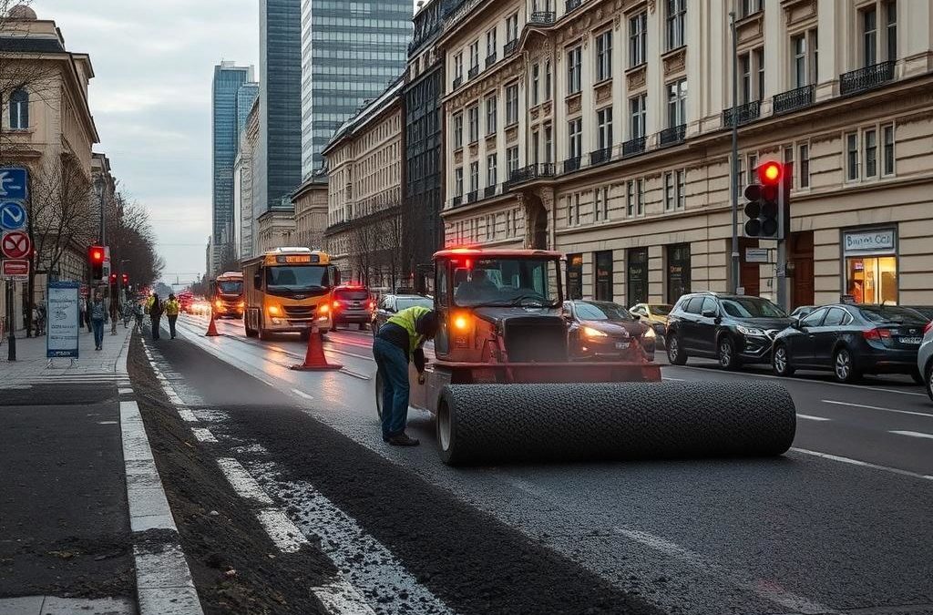 Асфальтирование город Москве: как делаются дороги, дворы и площадки